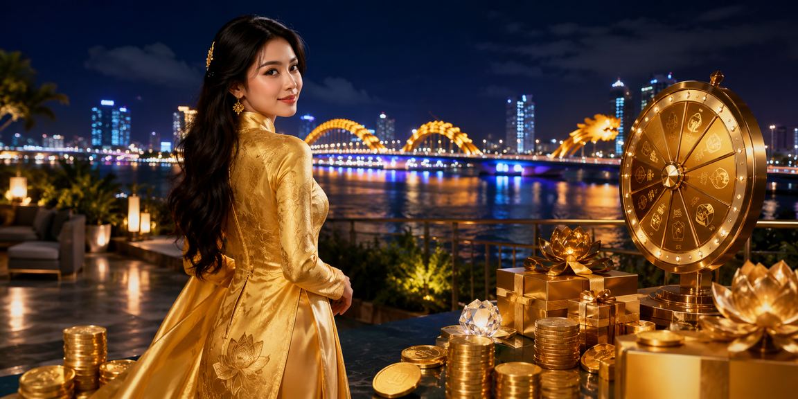 Không khí may mắn và giải trí casino tại Đà Nẵng trong trang phục áo dài