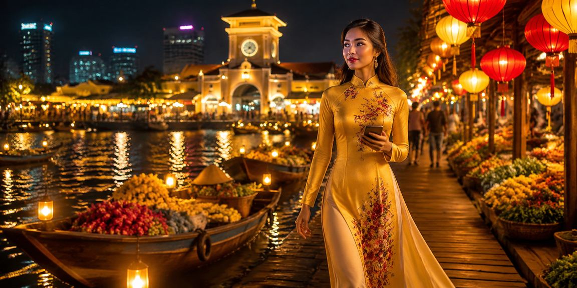 Người dùng tại TP.HCM trải nghiệm casino trực tuyến trong không khí chợ đêm nhộn nhịp