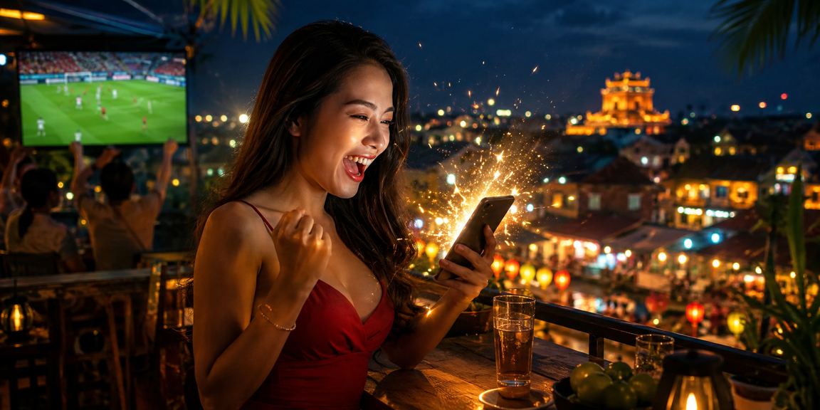 Người dùng tại Huế theo dõi kèo bóng đá và quản lý ngân sách cá cược
